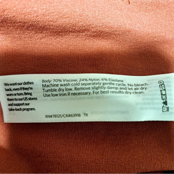 Eileen Fisher Terracotta Ankle Pants - Picture 6 of 6